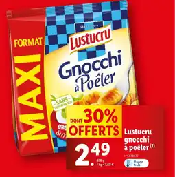Lidl Lustucru gnocchi à poêler (2) offre