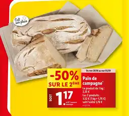Lidl Pain De Campagne* offre