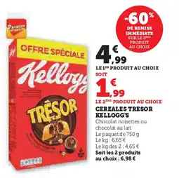 U Express Cereales Tresor Kellogg's offre