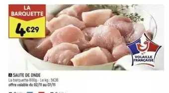 Leader Price Sauté De Dinde offre