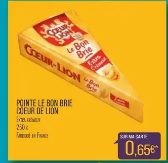 Match Pointe Le Bon Brie Cœur De Lion offre