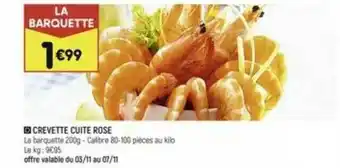 Leader Price Crevette Cuite Rose offre