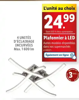 Lidl LIVARNO home Plafonnier à LED offre
