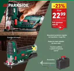 Lidl PARKSIDE Scie sauteuse sans fil offre