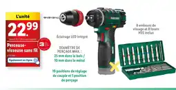 Lidl PARKSIDE Perceuse-visseuse sans fil offre