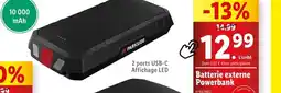 Lidl PARKSIDE Batterie externe Powerbank offre