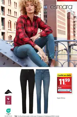 Lidl esmara / LYCRA Jean offre
