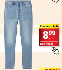 Lidl LYCRA/lupilu Jean enfant offre