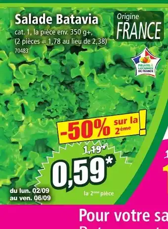 Norma Salade Batavia offre