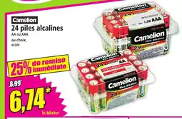 Norma CAMELION 24 piles alcalines offre