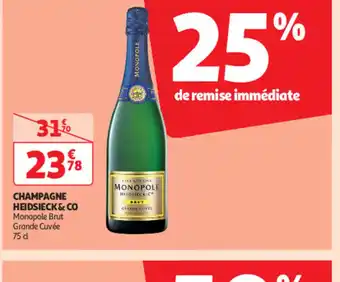 Auchan Champagne heidsieck & co offre