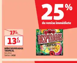 Auchan Bière desperados tropical offre