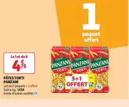 Auchan Pâtes torti PANZANI offre
