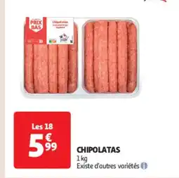 Auchan Chipolatas offre