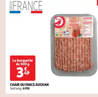 Auchan Chair ou farce auchan offre