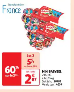 Auchan Mini babybel offre