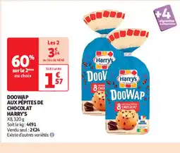 Auchan Doowap aux pépites de chocolat harry's offre