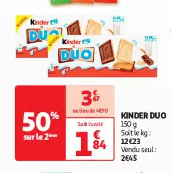 Auchan KINDER Duo offre