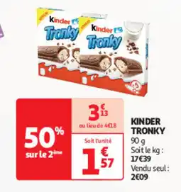 Auchan KINDER tronky offre