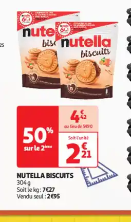 Auchan NUTELLA Biscuits offre