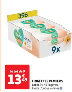 Auchan Lingettes pampers offre