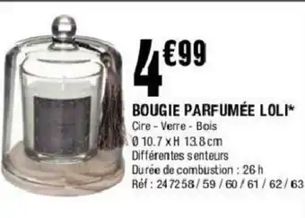 La Foir'Fouille Bougie parfumée loli offre