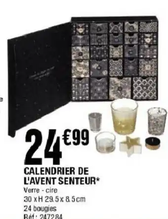 Calendrier de l'avent senteur