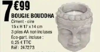 La Foir'Fouille Bougie bouddha offre