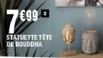La Foir'Fouille Statuette tête de bouddha offre