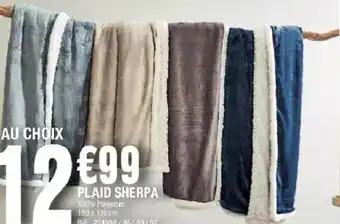 La Foir'Fouille Plaid sherpa offre
