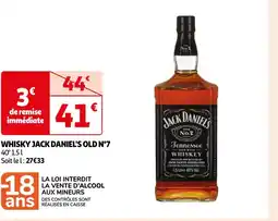 JACK DANIEL'S WHISKY OLD N°7