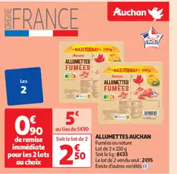 Auchan Allumettes auchan offre