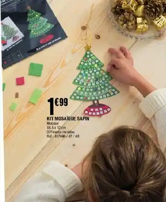 La Foir'Fouille Kit mosaïque sapin offre