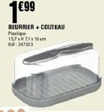 Beurrier + couteau