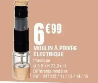 La Foir'Fouille Moulin à poivre électrique offre