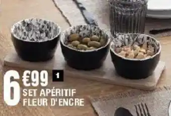 La Foir'Fouille Set apéritif fleur d\encre offre