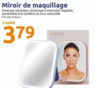 Action Miroir de maquillage offre