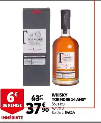 Auchan Whisky tormore 14 ans offre