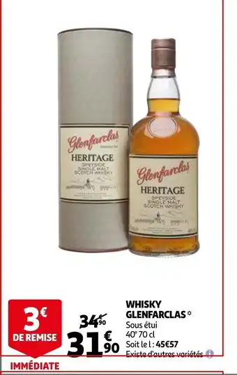 Auchan Whisky glenfarclas offre
