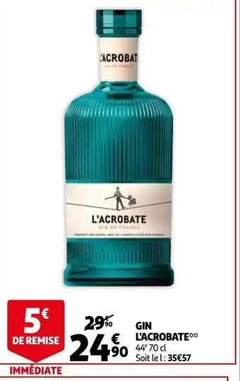Auchan Gin l'acrobate offre