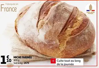 Auchan Miche fariné offre