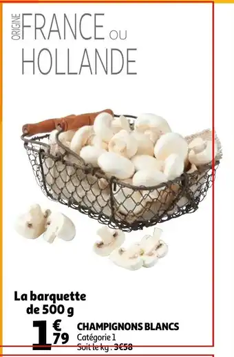 Auchan Champignons blancs offre