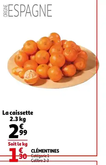 Auchan Clémentines offre