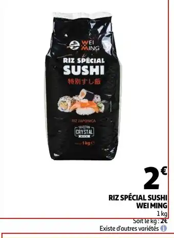 Auchan Riz spécial sushi wei ming offre