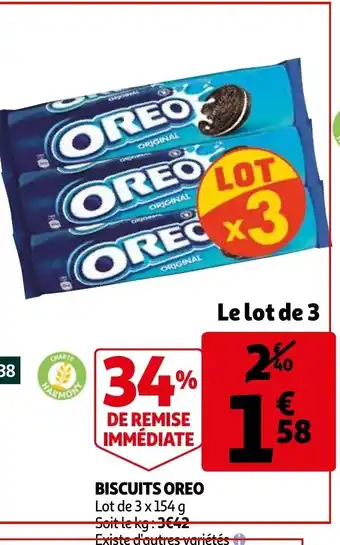 Auchan Biscuits oreo offre