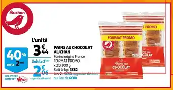 Auchan Pains au Chocolar Auchan offre