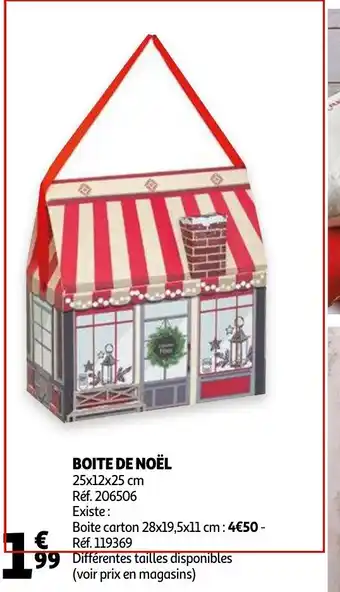 Auchan Boite de Noël offre