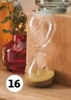Auchan Sablier En Verre Sable Doré offre