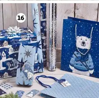 Auchan Papier Cadeau Hello Winter 5 Mètres offre