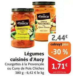 Colruyt Légumes cuisinés d'Aucy offre